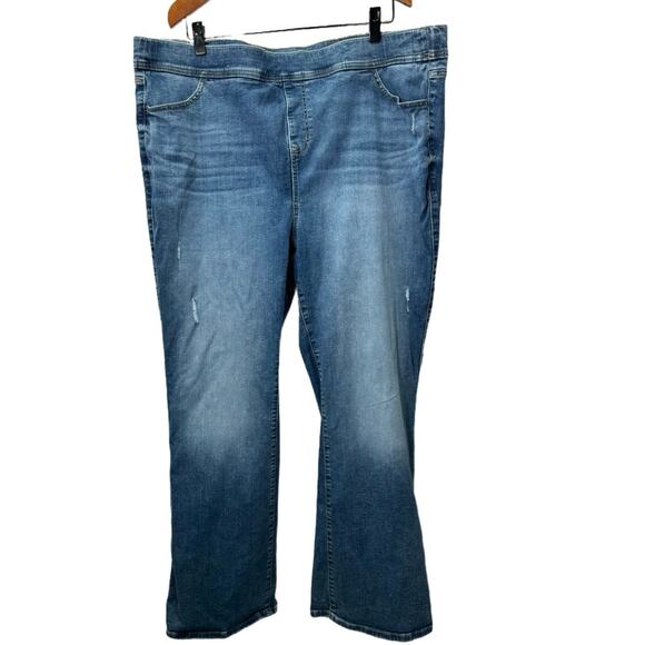 Torrid Plus Jeans sz 4X Tall 26/28 Lean Jean Slim Boot #H228 - Picture 1 of 12